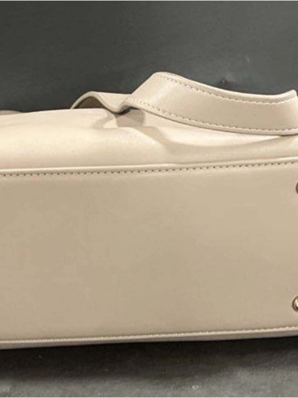 White Elm Taupe Carina Tote Bag from smoke free home - Picture 4 of 8